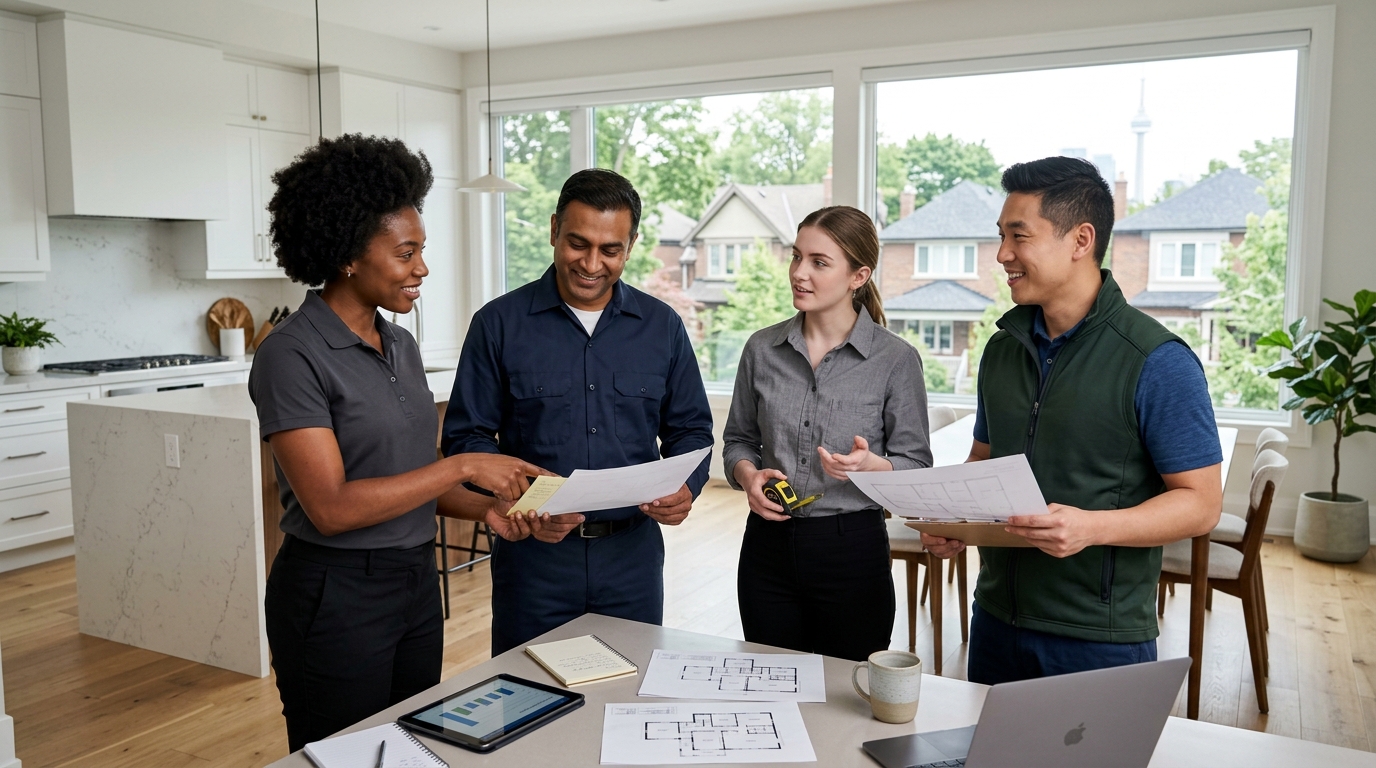 A-PLUS Property Solutions Team at work
